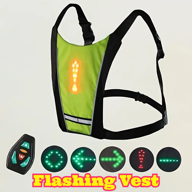 Running Visibility Gear - Chaleco de Seguridad con Control Remoto