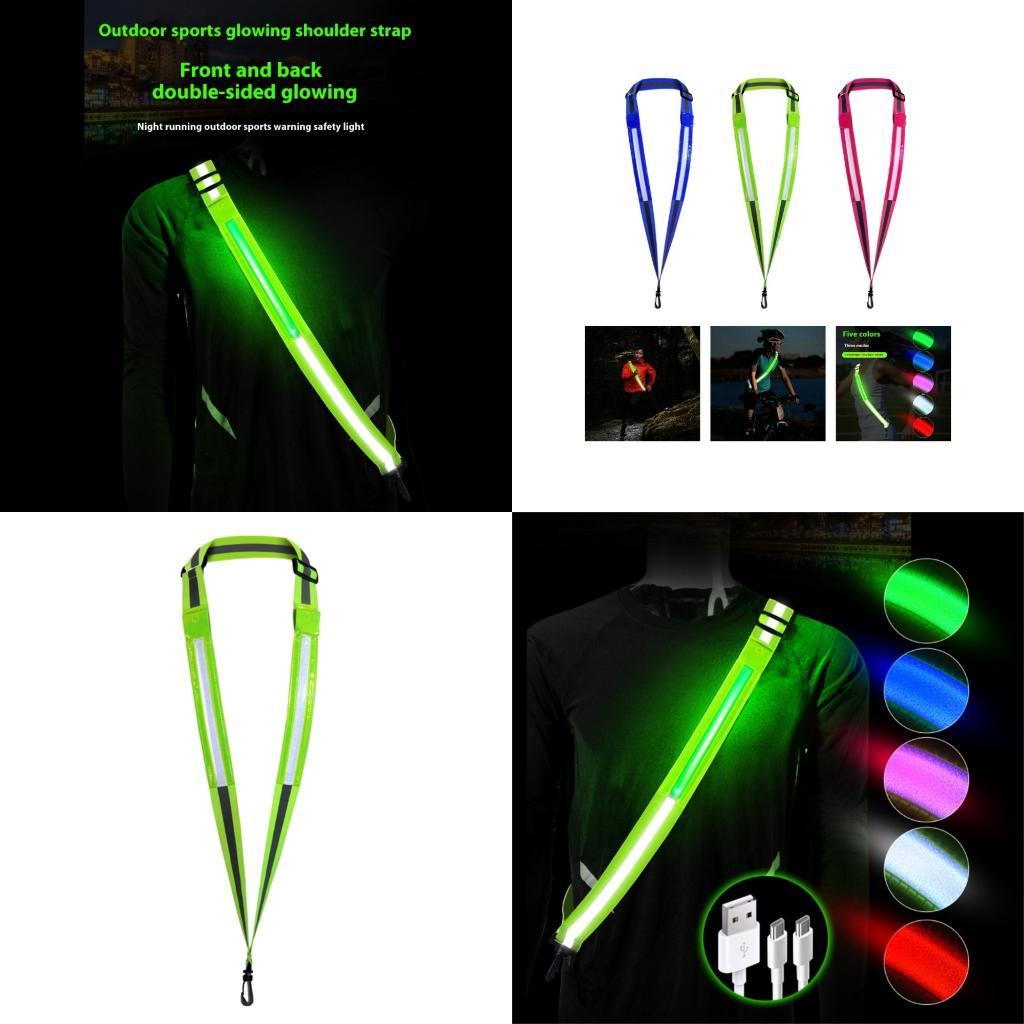 Running Visibility Gear - R6FE Cycling Correa reflectante 5 Color