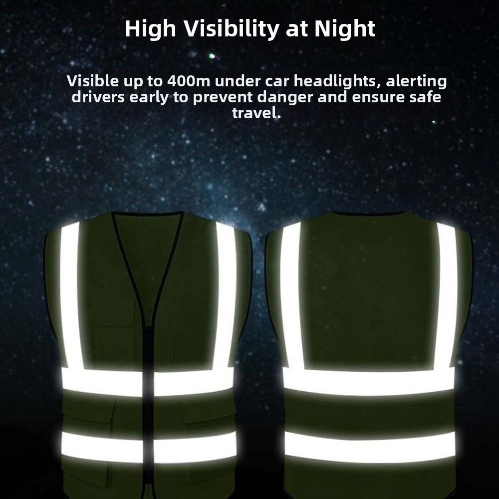 Running Visibility Gear - Chaleco reflectante de alta visibilidad, ropa