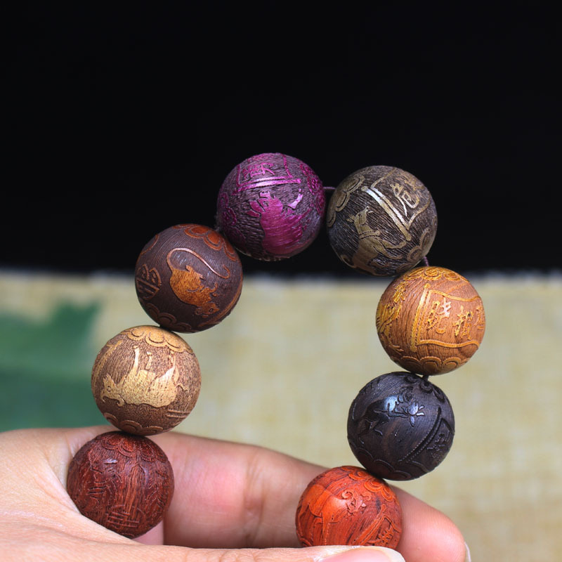 Pulsera budista de sándalo est - Running Gear Design reseña y precio