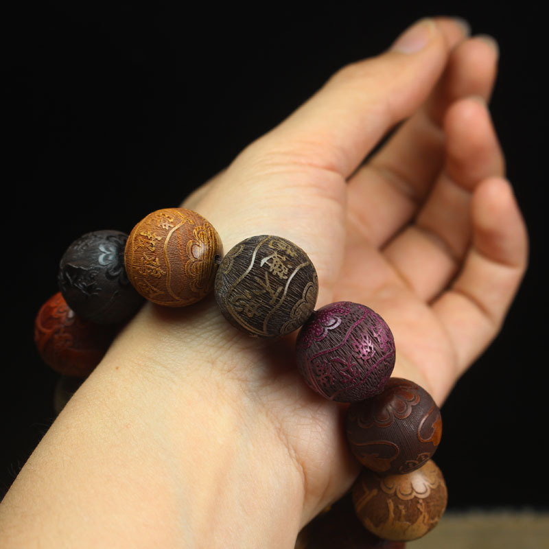 Pulsera budista de sándalo est - Running Gear Design reseña y precio
