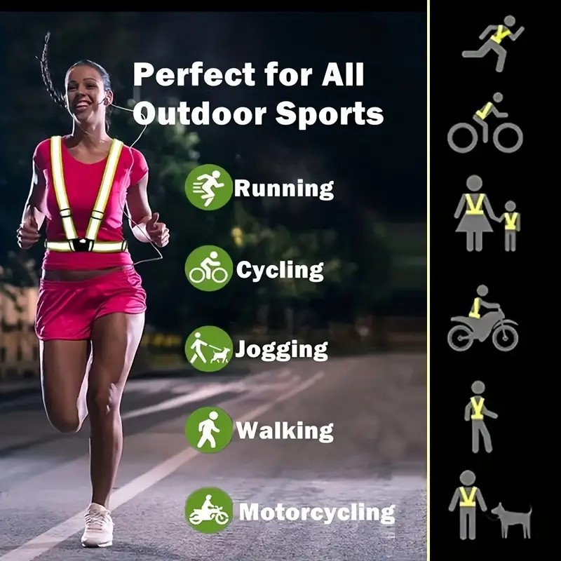 Chaleco reflectante para corre - Running Visibility Gear reseña y precio