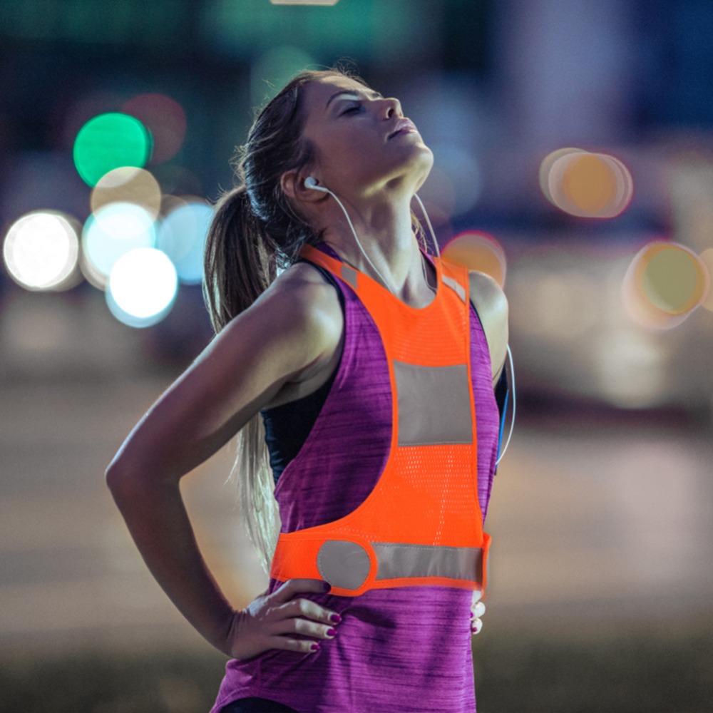 Chaleco Reflectante de Alta Vi - Running Gear Design reseña y precio